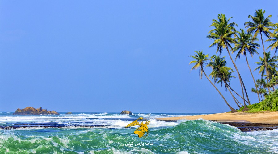 سواحل مواج سریلانکا