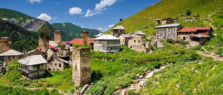 سوانتی گرجستان | مرتفع ترین روستای اروپا