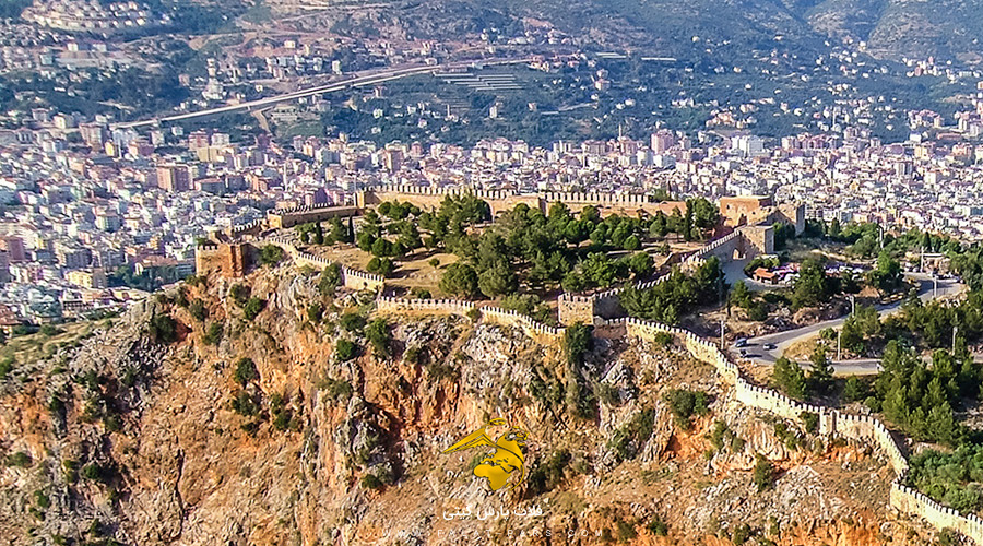 نمایی بسیار زیبا از شهر آلانیا 