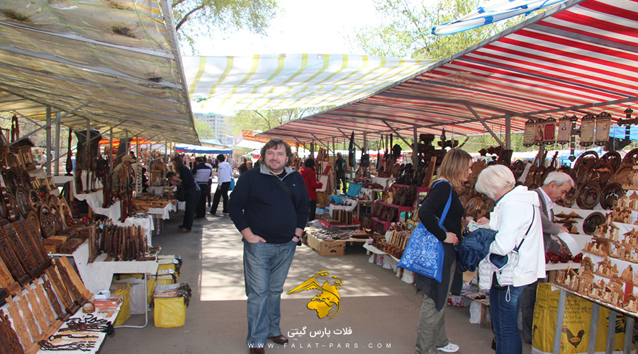 بازار ورنیساژ ایروان ارمنستان