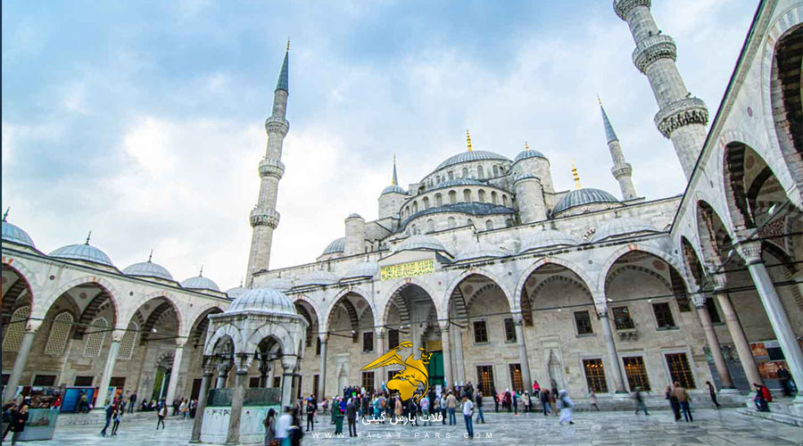 پوشش مسجد آبی استانبول